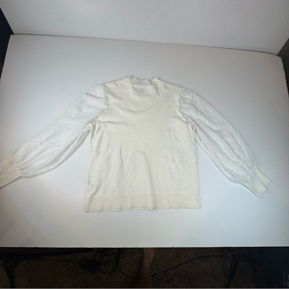 Vince Camuto Women's Clip Dot Sleeve Pullover Fashion Sweater - Picture 12 of 16